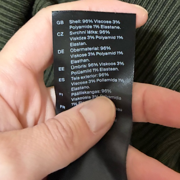 NWT. COS Open-Back Ribbed-Knit Top. NEW - Picture 9 of 9